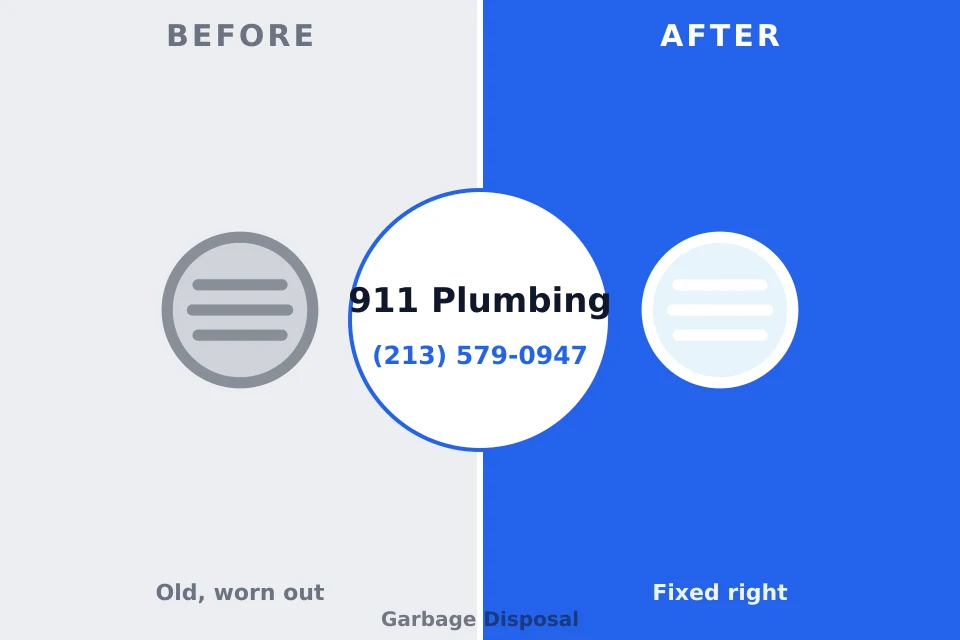 Before and after: plumbing repair Combined Locks, WI